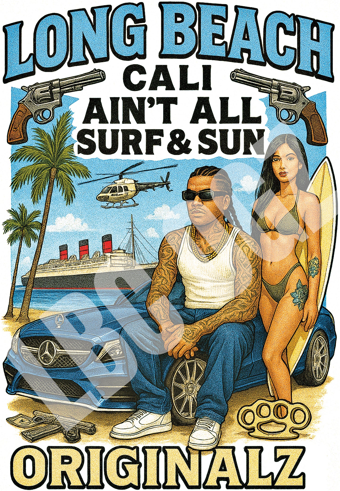 LB S & S Blue Benzo