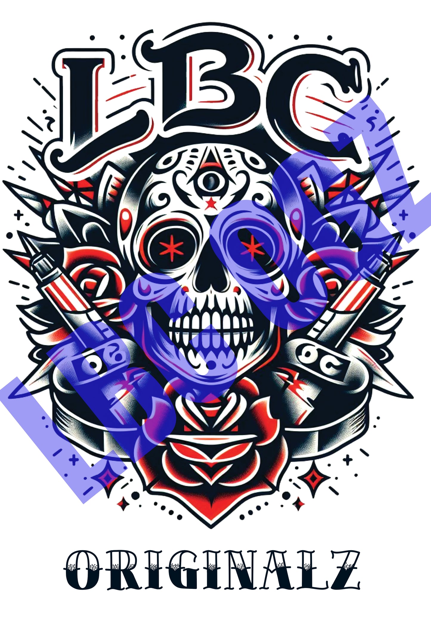 LBC OGZ Skull Tat